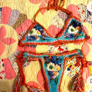 Andi Bagus floral bikini